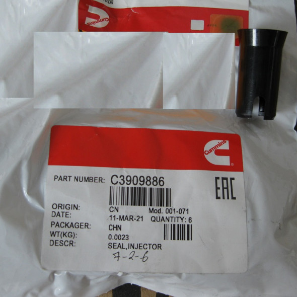 Уплотнение форсунки C3909886 C8.3