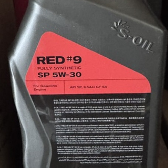 Масло моторное S-OIL 7  RED  #9  SP  5W30  (1л), синтетика (1/12)